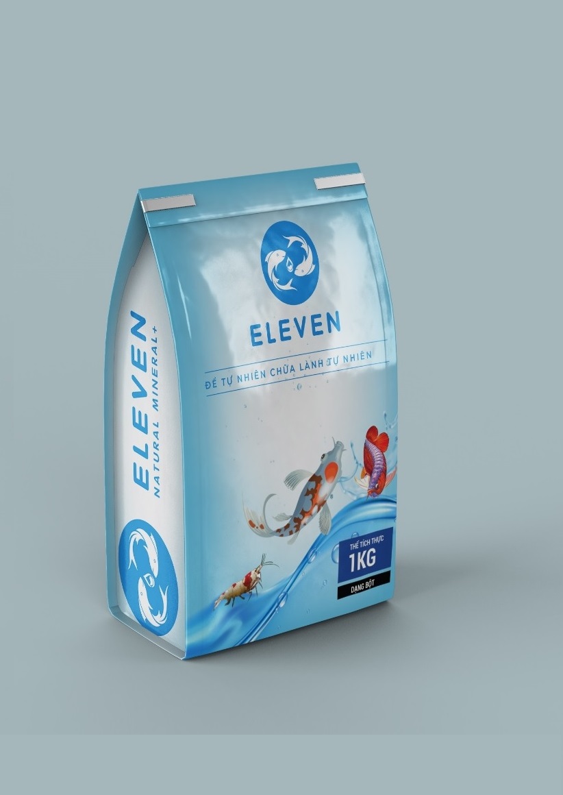 Khoáng cá Koi ELEVEN NATURAL MINERAL dạng bột 0,5Kg