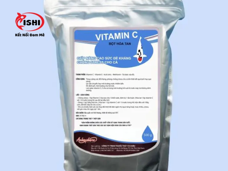 Bổ sung vitamin C và men vi sinh để cá tăng đề kháng